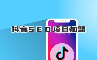 抖音SEO項目加盟