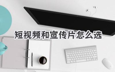 短视频和宣传片怎么选