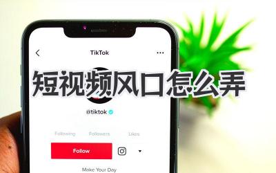 短視頻風(fēng)口怎么弄