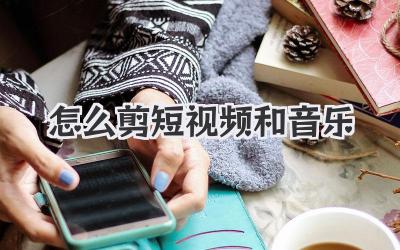 怎么剪短視頻和音樂