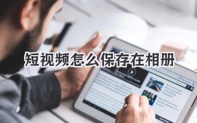 短视频怎么保存在相册 - 策幻网