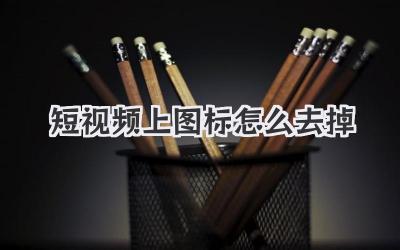 短视频上图标怎么去掉 - 策幻网
